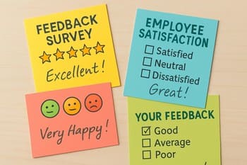 Katılımcıların doldurduğu renkli geri bildirim kartları