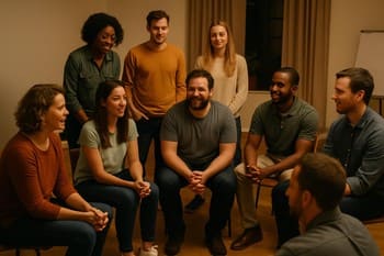 Oyun sonrası çemberde yapılan kısa değerlendirme turu